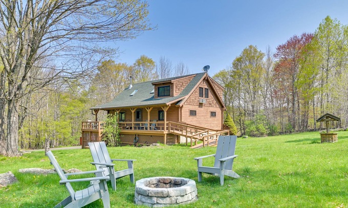 Denver Cabine | Log Cabin: 9 Mi to Plattekill & Belleayre Mtn