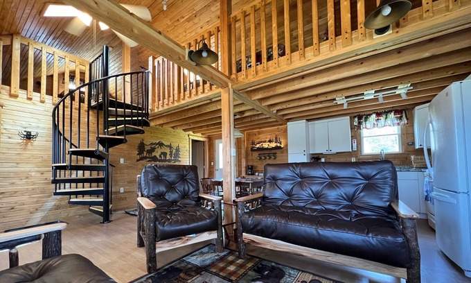 Danforth Cabine | Log Cabin, located 1/2 mile from East Grand Lake