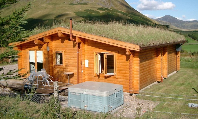 Spittal of Glenshee Cabine | Log Cabin avec bain à remous et sauna pour 4/5 | Dans le parc national de Cairngorm | Superbes vues