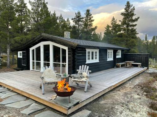 Folldal Maison | Log Cabin With Views Of Rondane Mountains