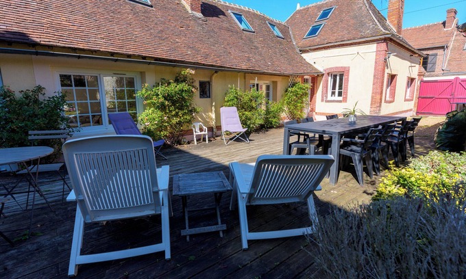 Mittainvilliers-Verigny Maison | Longère proche Chartres, 3 chambres, jardin clos, idéal pour les familles