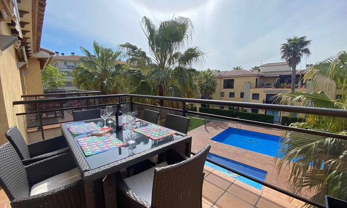 Platja d'Aro Appartement | Los Delfines lloguer 3.0, avec piscines et parking