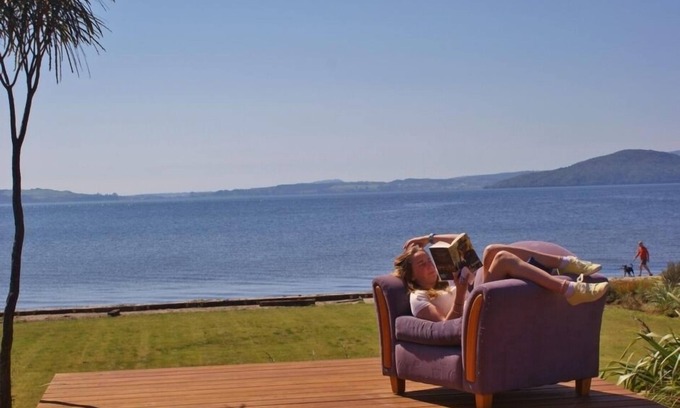 Ngongotaha Maison | Lounge au lac - Rivage, Lac Rotorua