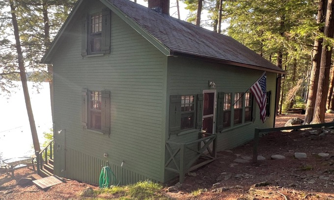 Sanbornville Cottage | Lovell Lake Camp w / 200 'Front de mer privé