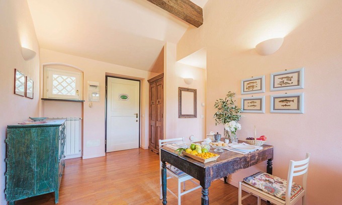 Santo Stefano del Ponte Villa | Confortable appartement dans une maison de vacances pour 4 personnes avec WIFI, TV et animaux admis