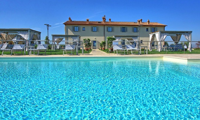 Cerreto Guidi Appartement | Joli appartement pour 3 personnes avec piscine, WIFI, climatisation, TV, vue panoramique et parking