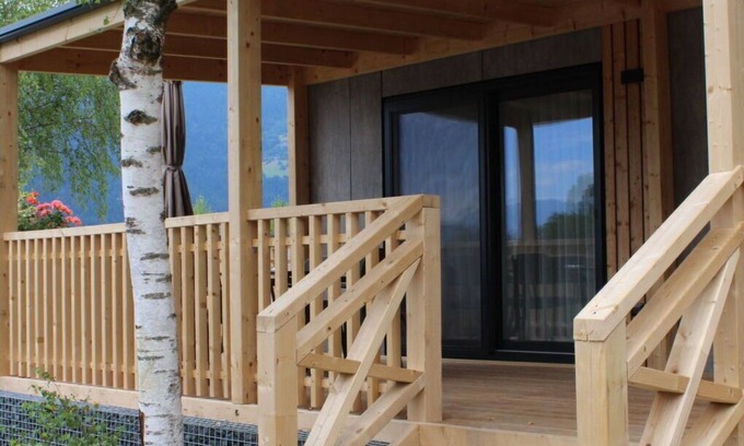 Ossiach Maison | Bel appartement dans une maison de vacances pour 6 personnes avec WIFI, TV et terrasse