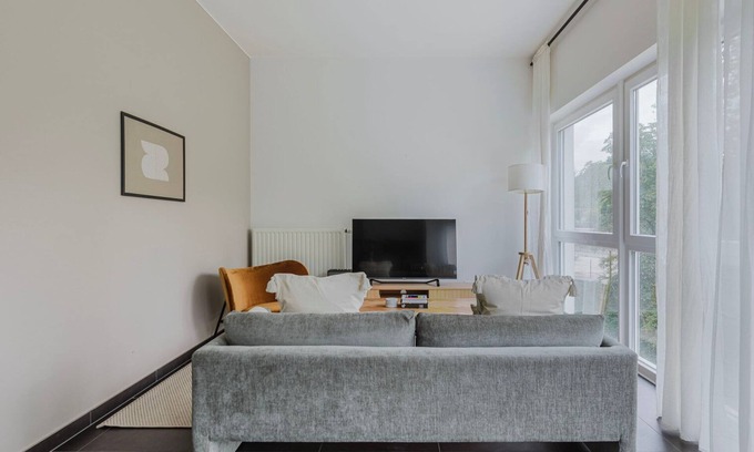 Dommeldange Appartement | Lovely Eich 1BR w/ Balcony, W/D & Elevator, by Blueground