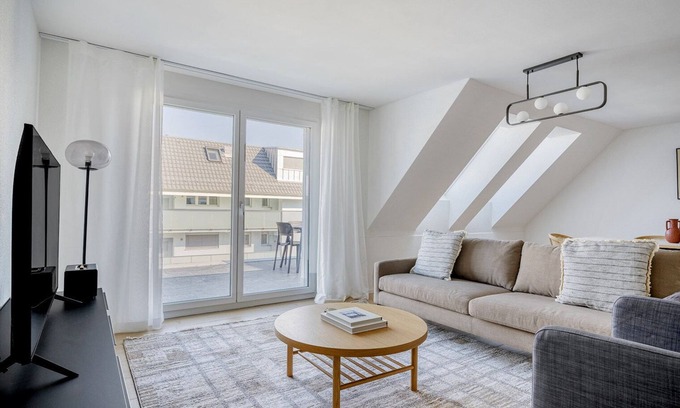 Kloten Appartement | Lovely Kloten 2BR w/ Storage & W/D, nr Market, by Blueground