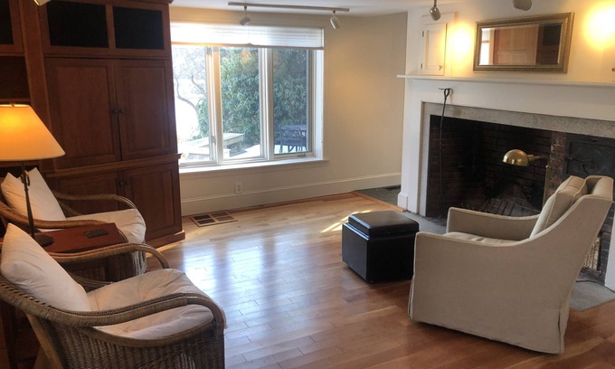 Amesbury Maison | lovely riverfront home with private dock/boathouse on the banks of the merrimack