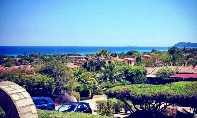 Costa Rei Villa | Magnifique et avec jardin, imprenable vue sur la mer à quelques pas de la plage