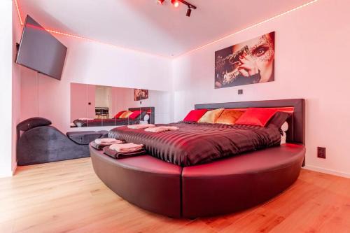 Flemalle Appartement | LoveRoom avec balnéo privative