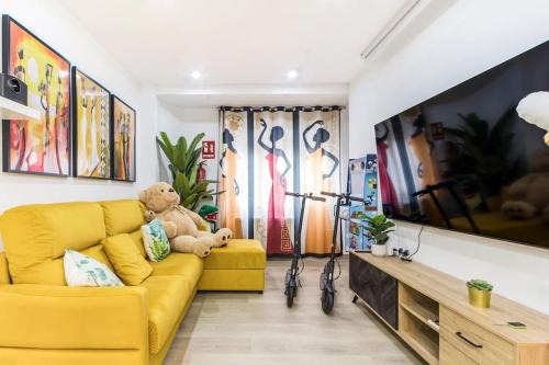 El Cristo y Buenavista Appartement | LUJO Parking, Proyector, Maquinita y Patinetes