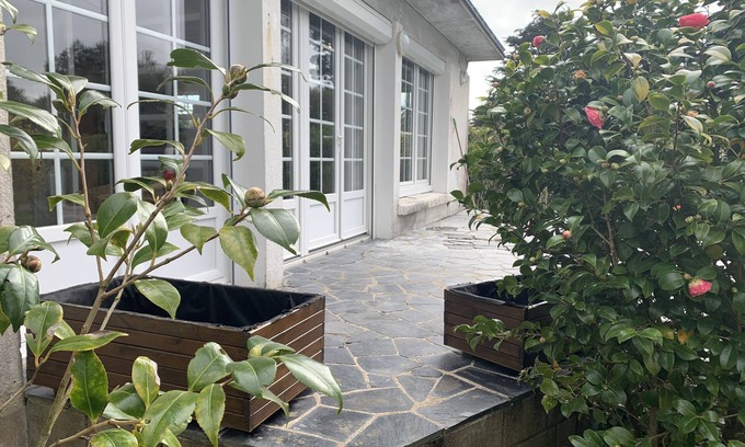 Asserac Maison | jolie maison lumineuse sur grand jardin clos 500 m plage (baignade à 26°)
