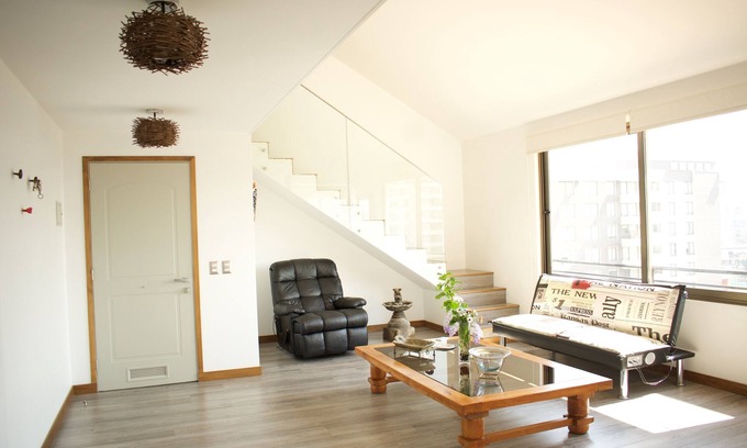 Nunoa Appartement | Luminoso y espectacular Loft en último piso con jacuzzi