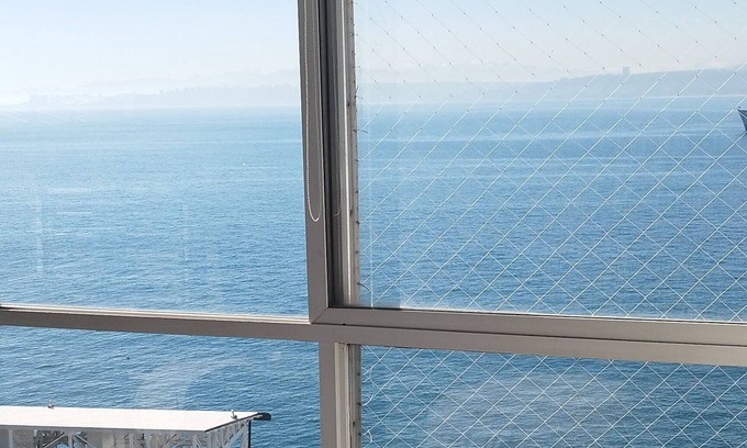 Playa Ancha Appartement | Luminosos Apartamento en Borde Bahía Valparaíso