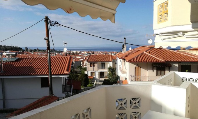 Pefkochori Appartement | Lux 2 bedroom with view