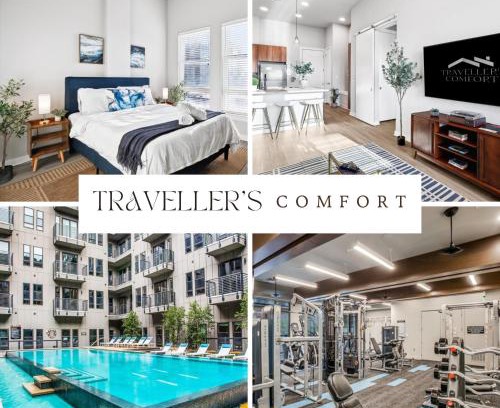 Fort Worth Appartement | Lux Downtown Fort Worth Retreat, Resort Style Pool, Gym and Parking