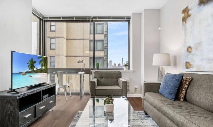 Hudson Exchange Appartement | Luxe 2BR | Sweeping Views | Jersey City by GLS