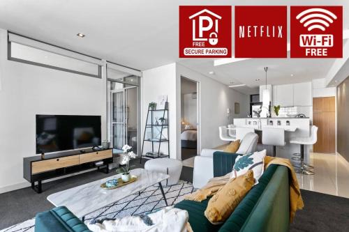 East Perth Appartement | Luxe Chic 3bd Apt City Skyline Views
