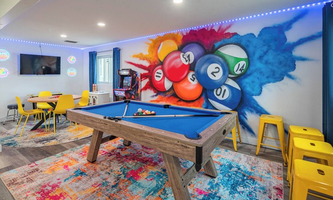 Mesa Maison | Luxe Oasis! Heated Pool, Spa, Theater, Game room, Sauna & Gym!