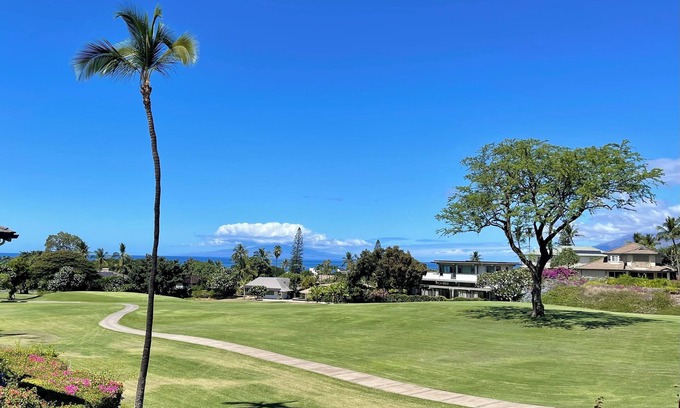 Wailea Villa | Luxe Oceanview Hideaway on Wailea Old Blue Golf Course