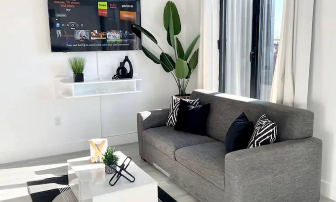 Elizabeth Appartement | Luxe Studio Queen-mins to NYC, EWR, PRU, NJPAC,Dwntwn Newark,MetLife