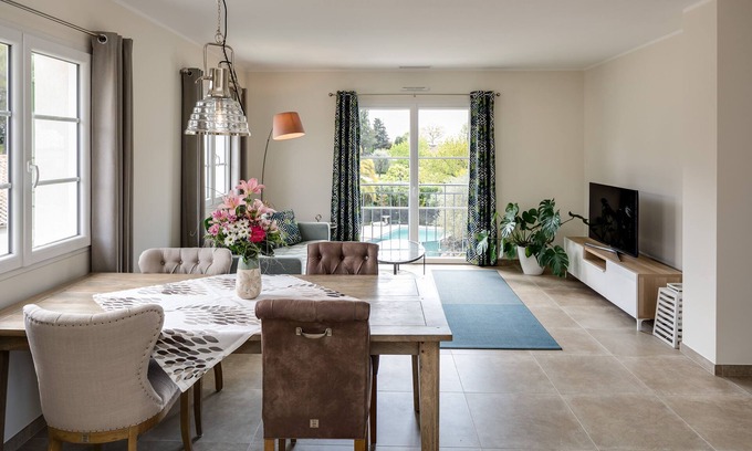 Roquefort-les-Pins Appartement | Appartement luxueux et spacieux au cœur de la Côte d'Azur