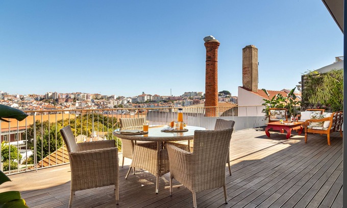 Pena Appartement | LUXURIOUS, BRIGHT & LARGE TERRACE WITH GREAT VIEW