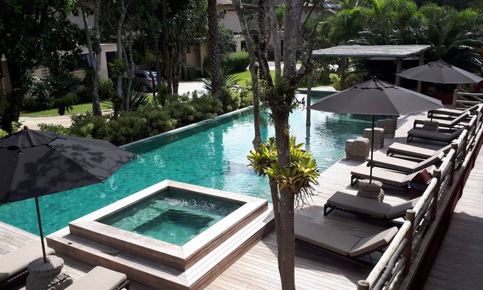 Maresias Copropriété | Maison de luxe en copropriété de haut standing à 100m de la piscine privée de la plage de Maresias.