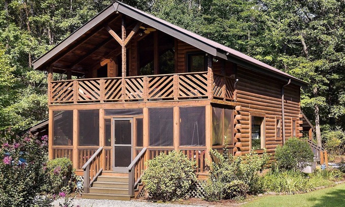 Monteagle Cabine | Chalet de montagne de luxe à Monteagle près de Sewanee avec étang privé