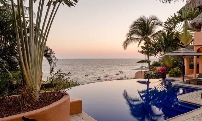 Hidalgo Maison | Luxueux Oceanfront Villa - Étapes de Manzanillo Beach - Best View à Puerto