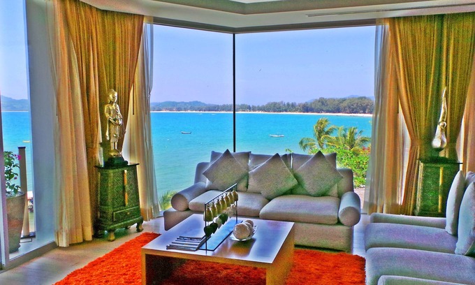 Cherngtalay Appartement | Luxurious Seafront 2 brm Penthouse with Spectacular views / unique design