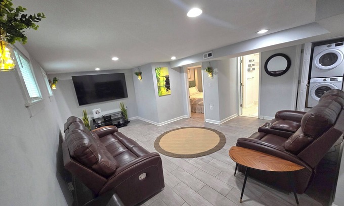 Fairmount Heights Maison | Luxurious, spacious, private access suite in MD, near DC, and VA's attractions.