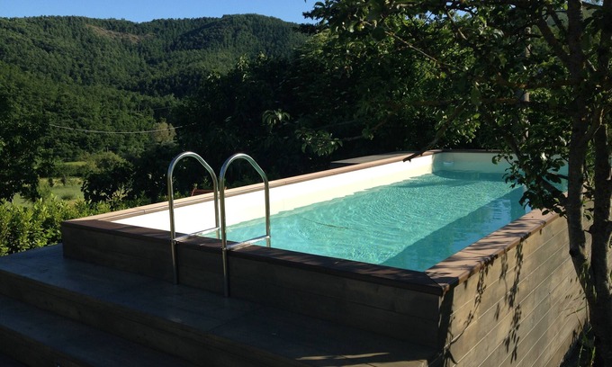 Monte Santa Maria Tiberina Maison | Luxueux, spacieux, 90 m2 maison dans les collines verdoyantes de la frontière toscane Ombrie