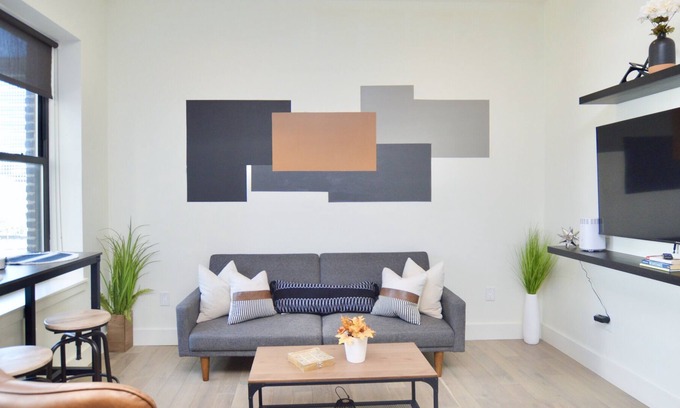 Central Business District Appartement | 🔰Luxury 1BR Apt Kng Bed Rooftop DwnTwn Newark 5🌟