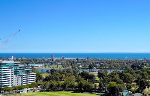 Melbourne Appartement | Luxury 2BR APT - Stunning Bay View CBD View LV16