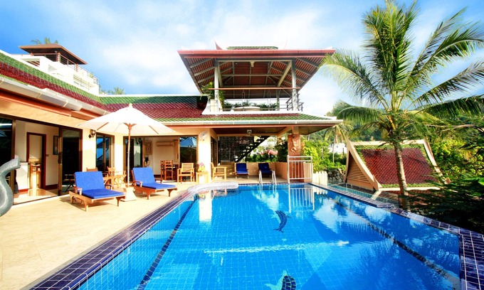Kata Villa | Villa de luxe 4 chambres avec piscine à débordement, chef.
