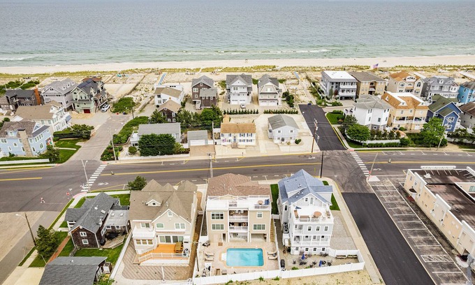 Point Pleasant Beach Maison | Luxury 5BR Beach House with Pool, Ocean Views, Elevator – Steps to Sand!