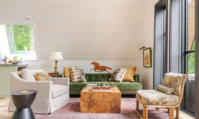 Margaretville Maison | Luxury Catskills A-Frame with Hiking Trails