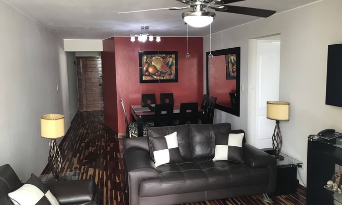 Santa Cruz Copropriété | Condo de luxe et moderne entièrement meublé dans le magnifique quartier de Miraflores