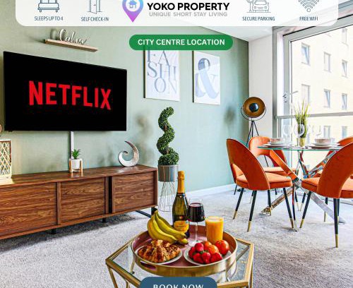 Central Milton Keynes Appartement | Luxury Apartment - City Centre - Free Parking, Fast Wifi, Sky TV and Netflix by Yoko Property