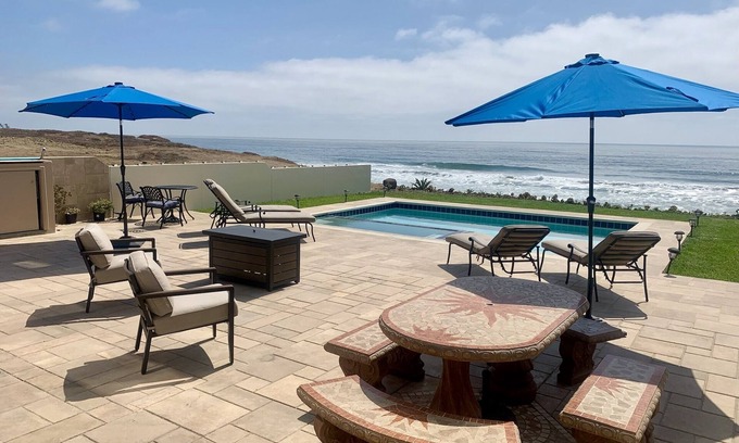 La Fonda Maison | Luxury Beachfront Living with private heated pool/jacuzzi