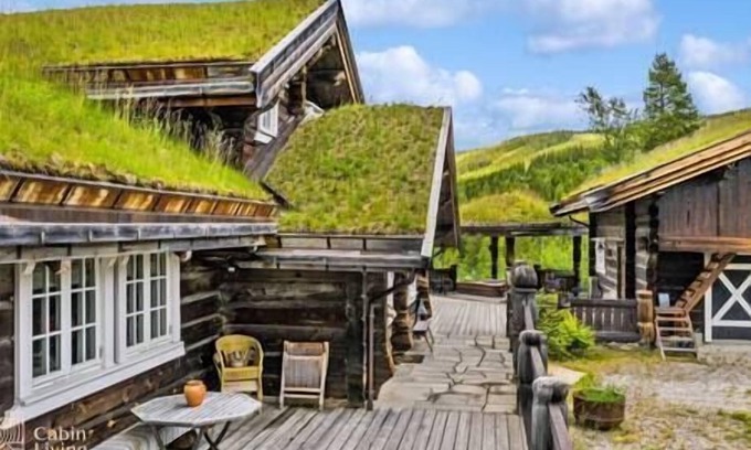 Nes Maison | Luxury Cabin at Nesfjellet with sauna, bbq, close to ski & golf