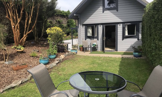 Killinchy Cabine | Cabine privée de luxe avec jacuzzi extérieur avec vue sur la mer sur Strangford Lough