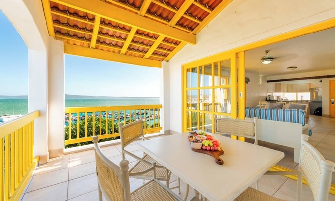 Mykonos Appartement | Luxury Coastal Escape | Balcony | Pool | Sea View