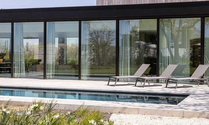 Zonnebeke Villa | Luxury, design and tranquility. Unique country villa. Private heated pool & sauna