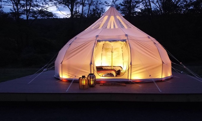 Buffalo Mills Station Balnéaire | Luxury Glamping Yurt at River Mountain-Near Lodge