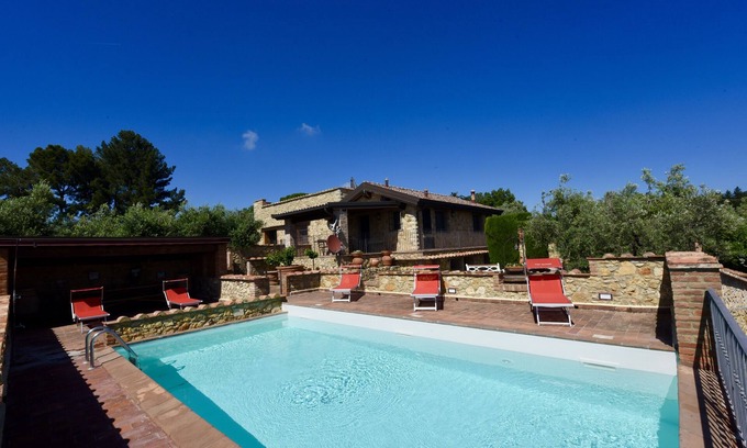 Casale Marittimo Villa | Maison de prestige avec vue de rêve et piscine