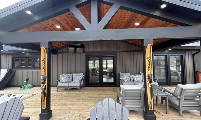 Waverly Maison | Luxury Lakefront 2BR, 3BA – Hot Tub, Firepit, Lake Views & Private Access!